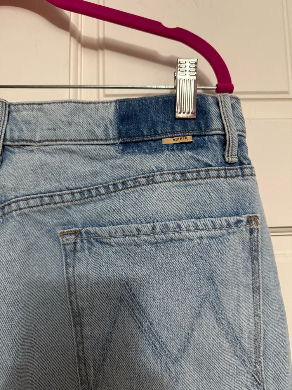 MOTHER Maven Jeans in Sneak Wash with Floral Side Print - Picture 6 of 11